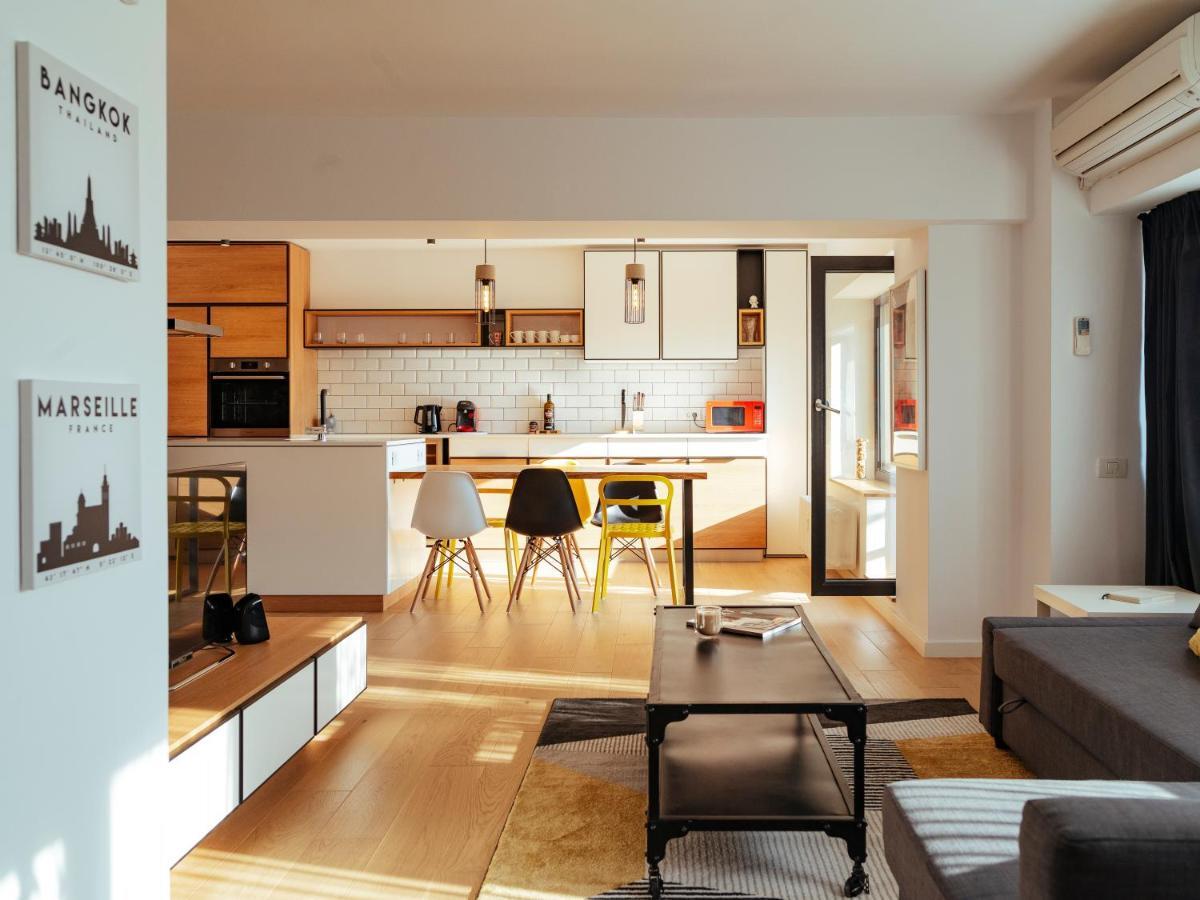 Central Modern Design Apartment Bucarest Exterior foto